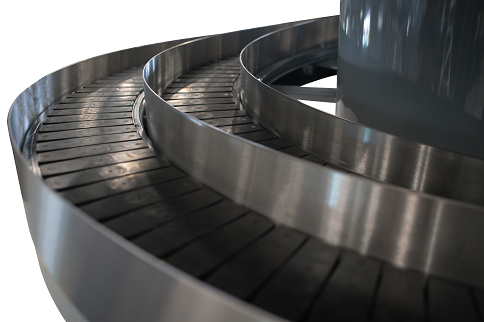 All-purpose spiral conveyor for medium to large products